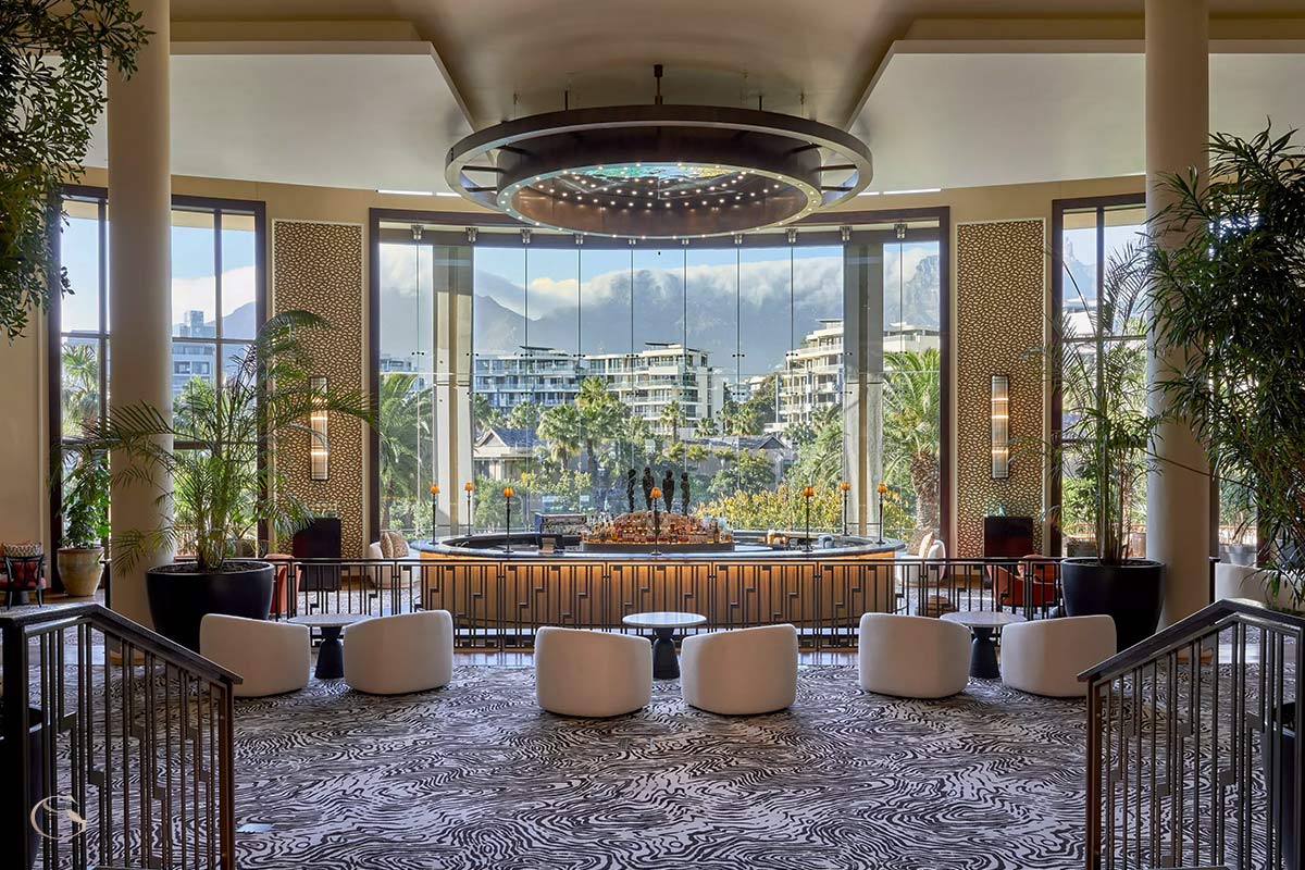 Lounge with Table Mountain views at One&Only Cape Town