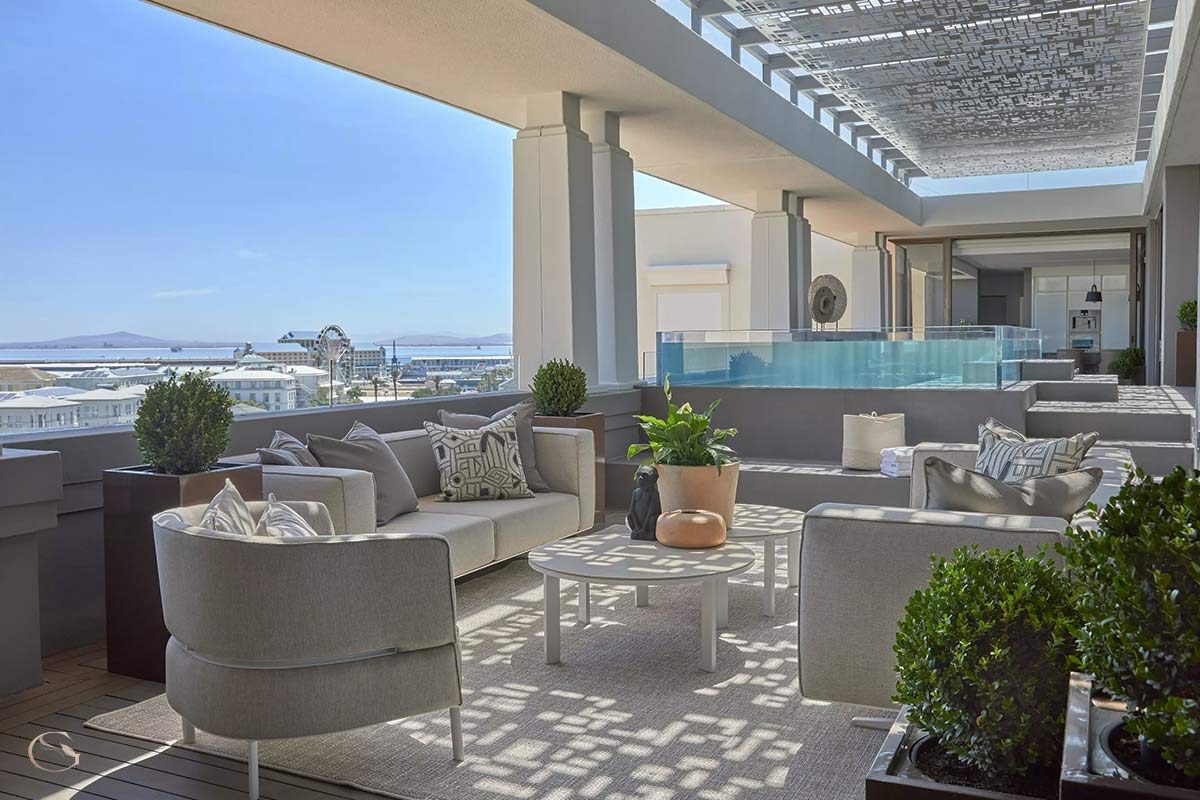 Suite terrace at One&Only Cape Town