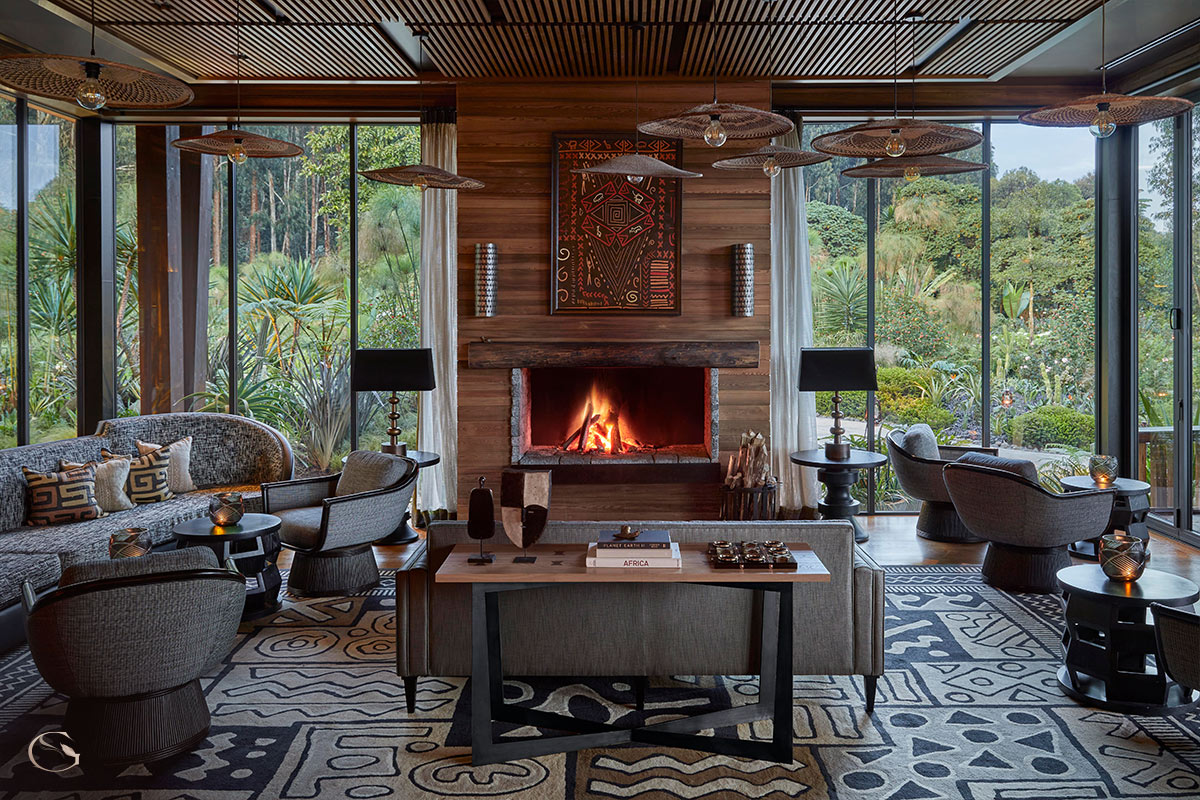 Main lounge area at the hotel