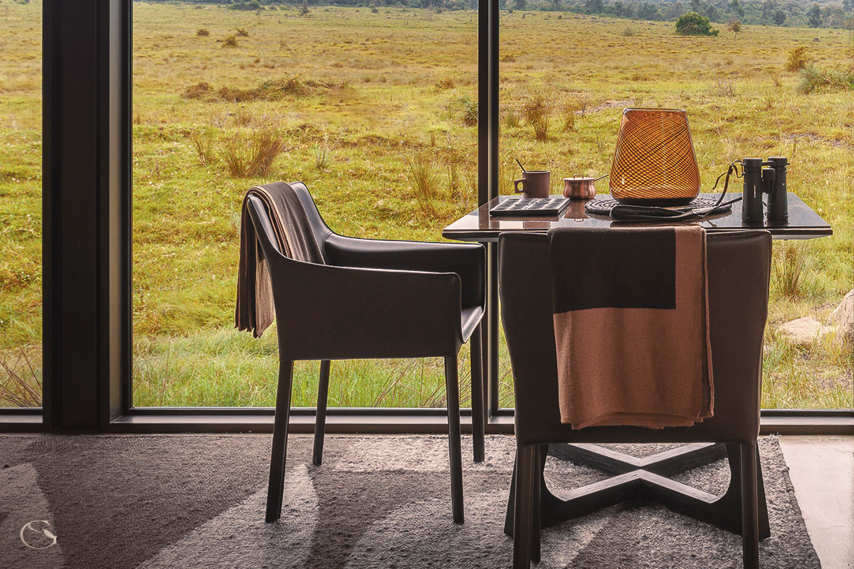 Singita Kwitonda dining lobby