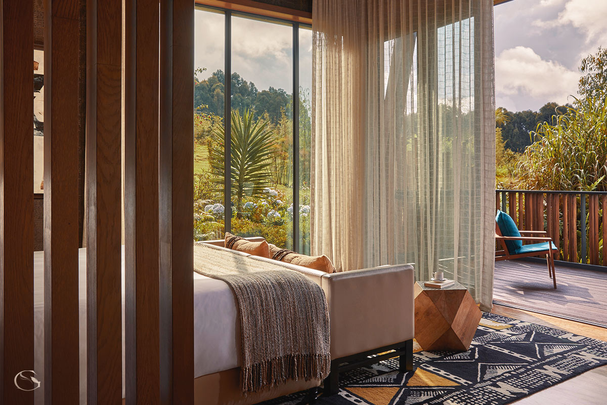 Bedroom at One&Only Gorilla's Nest