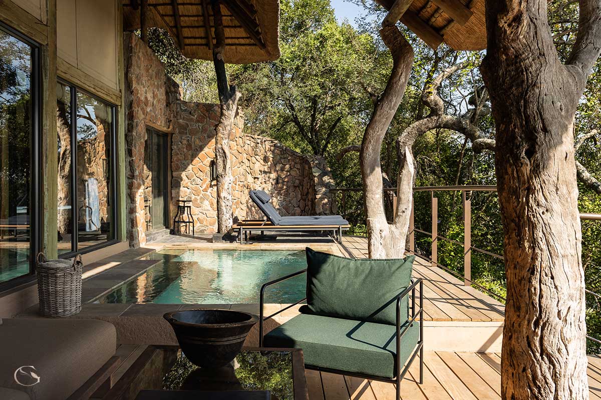 Room pool at Singita Ebony • LuxurySafariLodges.com