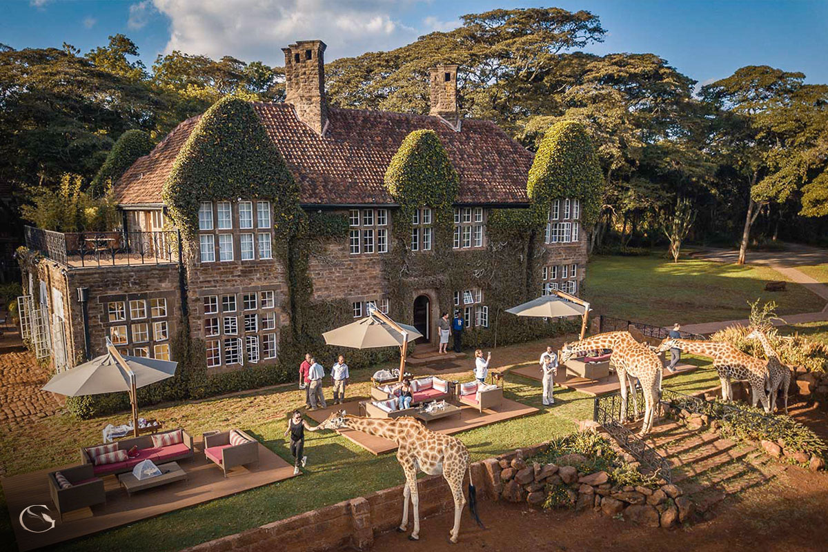 Giraffe Manor Nairobi Kenya LuxurySafariLodges.com
