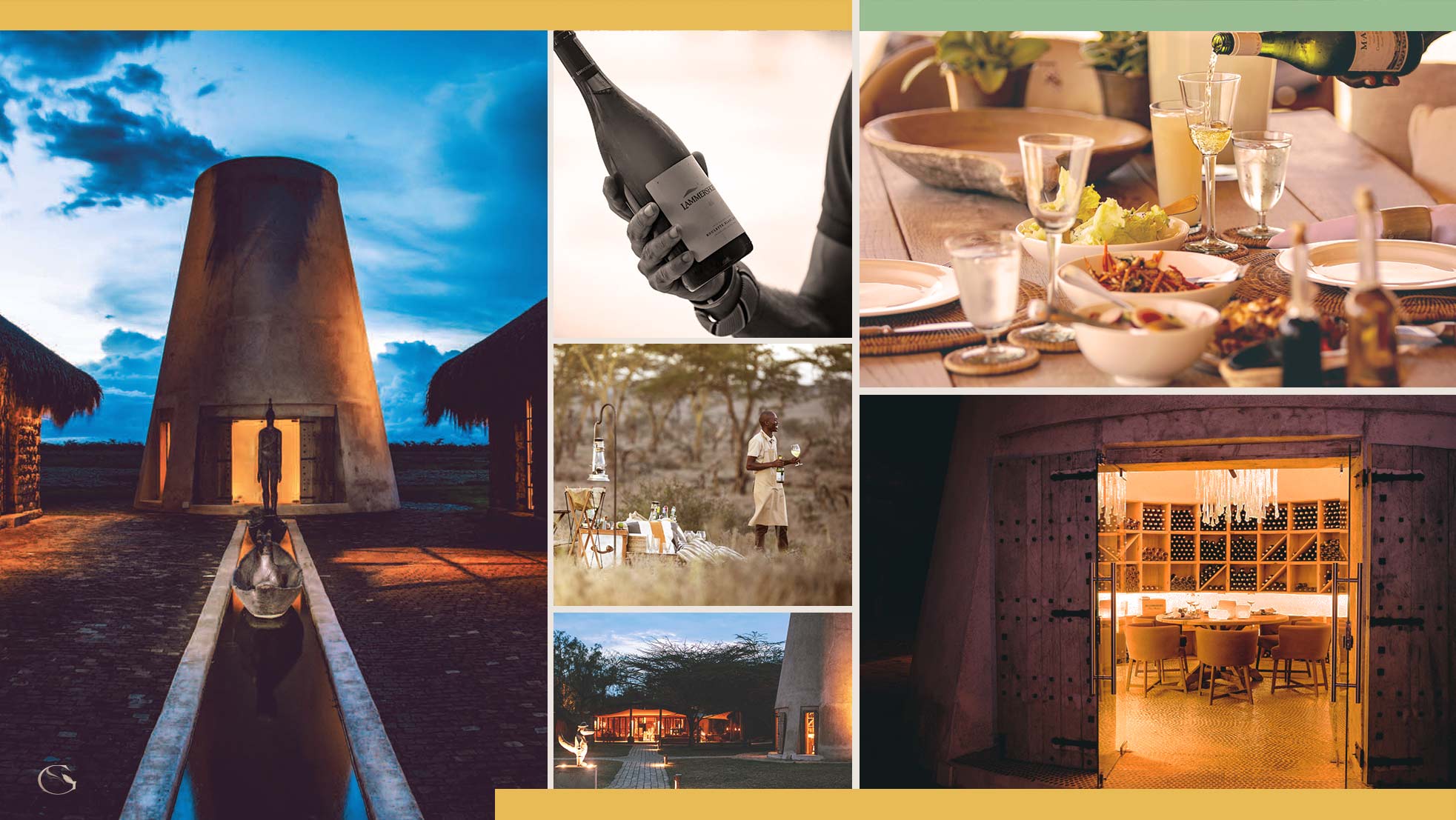 Segera Wine Tower Kenya • LuxurySafariLodges.com
